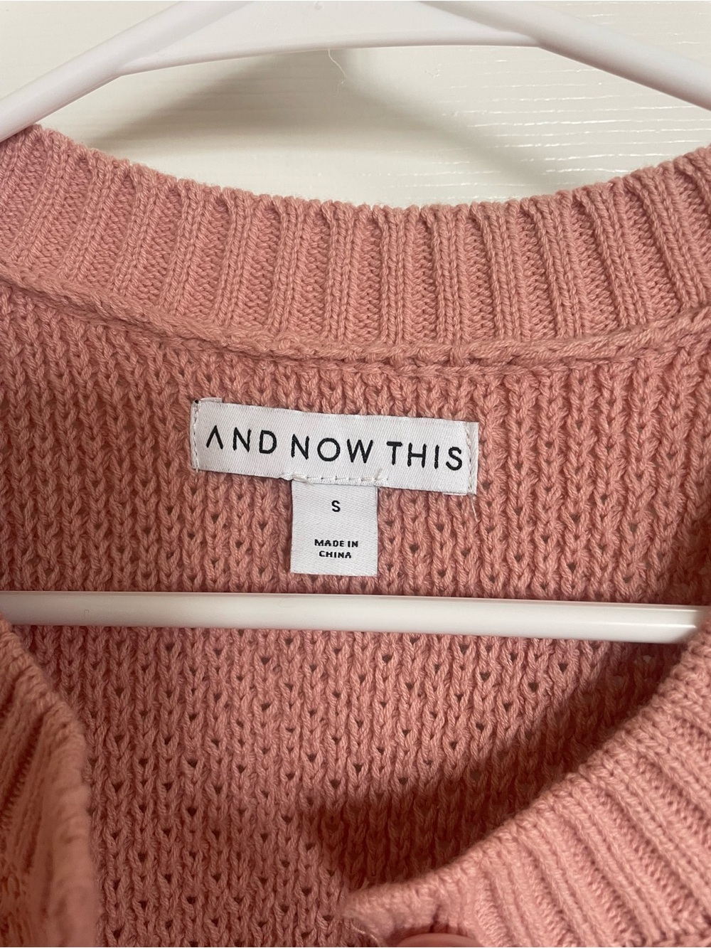 And Now This Dusty Rose Short-Sleeve Knit Cardigan - Picture 3 of 5